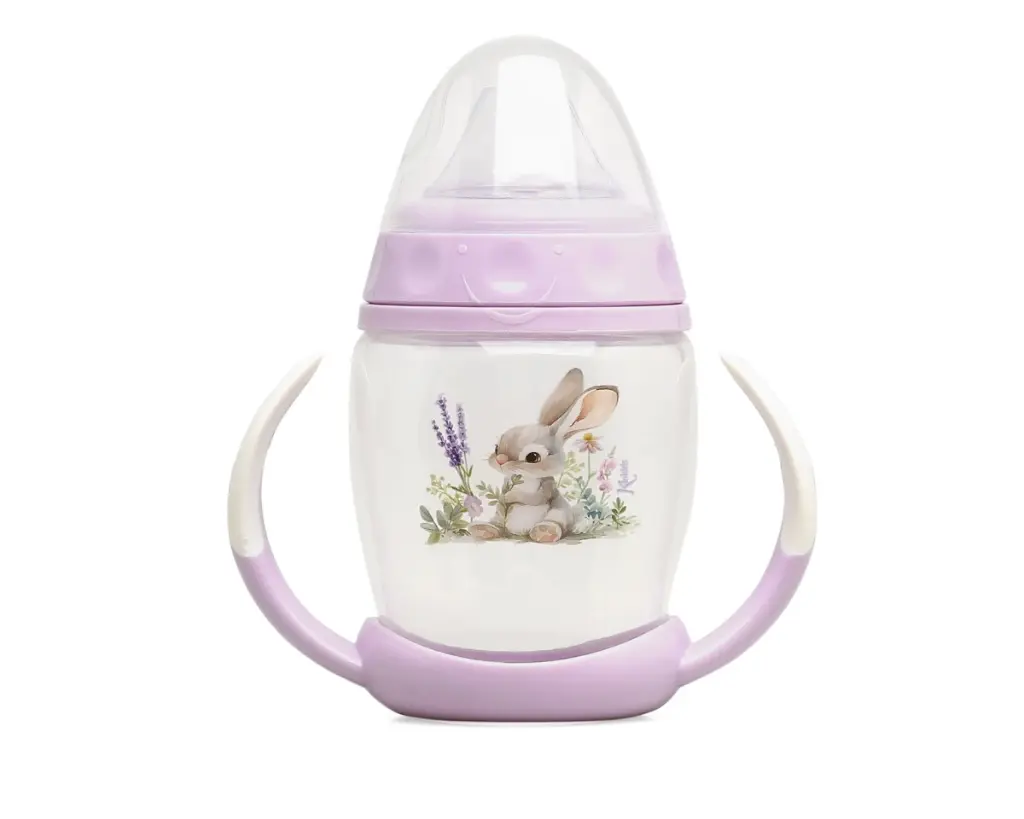 Taza de aprendizaje Conejo Lavanda Step 1 - Kiokids