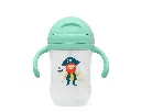 Taza con pajita Pirata Verde Step 3 - Kiokids