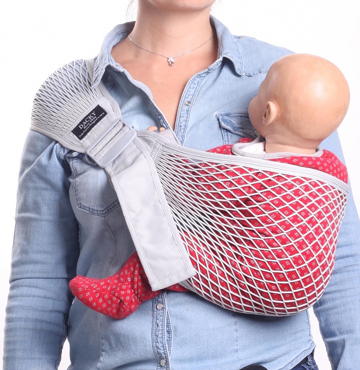 Mochila portabebés Kantan Net Grey Talla S