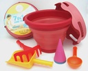 Set CompacToys para playa 7 en 1 - Rojo