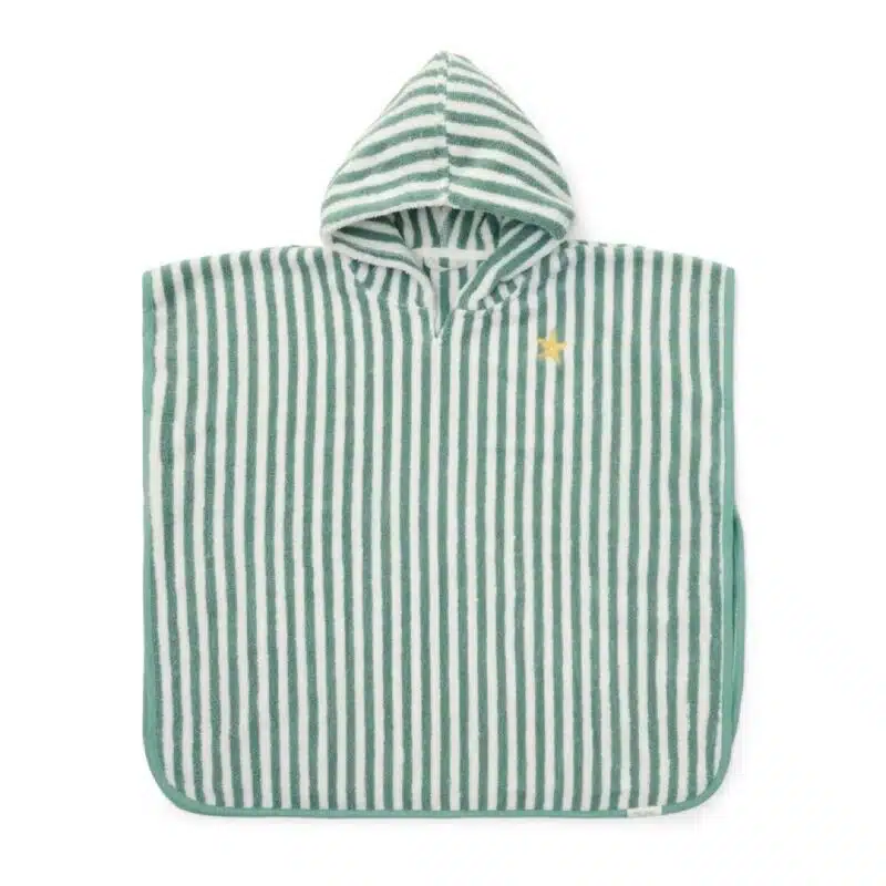 Poncho de Playa Rayas Verdes