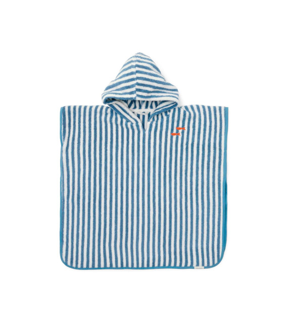Poncho de Playa Rayas Azules
