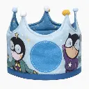 Corona de cumpleaños - Personajes Super héroes (reversible) 