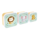 Set de 3 cajitas de almuerzo - LITTLE ANIMALS