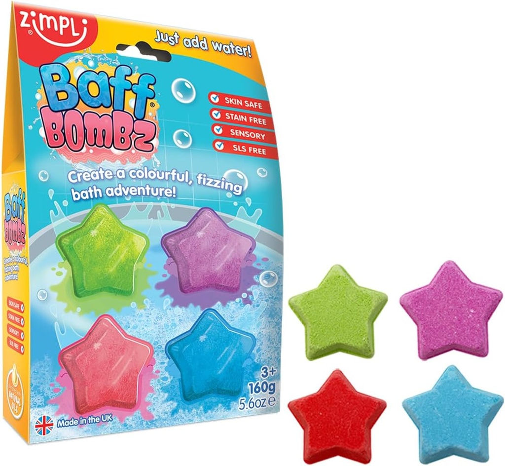4 Bombas de baño Stars