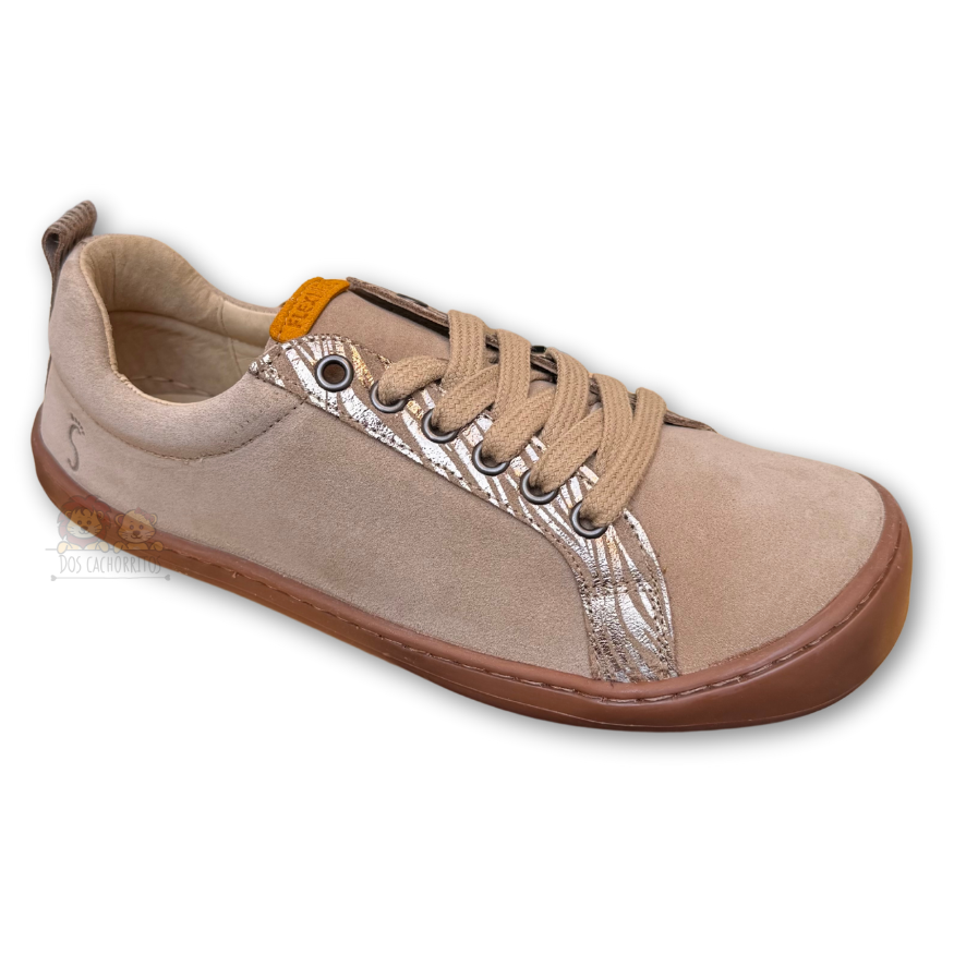 Zapatillas respetuosas Cebra Camel - Flexi Nens Adulto