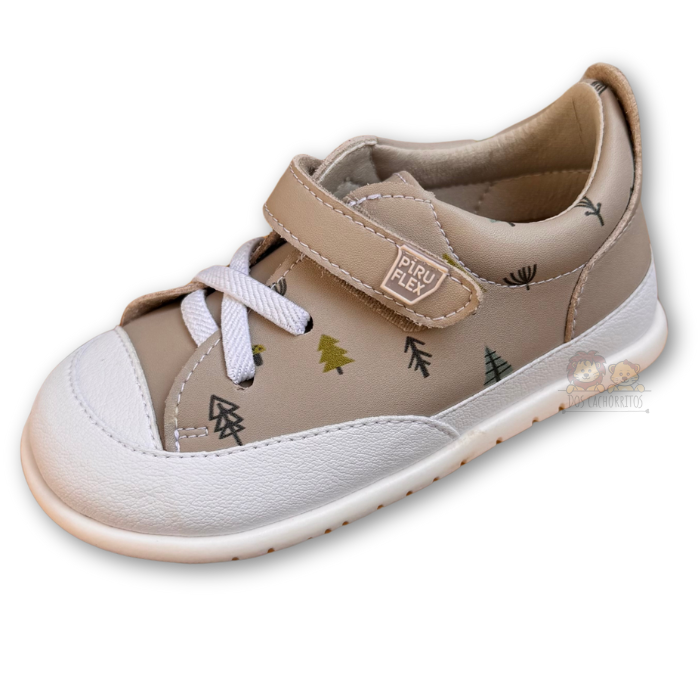 Zapatillas respetuosas Piruflex - Arboles Marfil 166-6