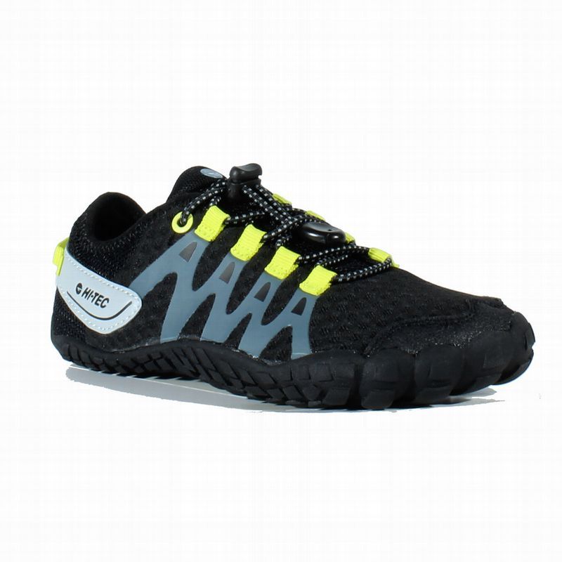 Deportivas Barefoot Hi Tec - Negro/Lima
