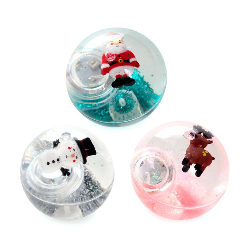 Pelota saltarina con led Navidad