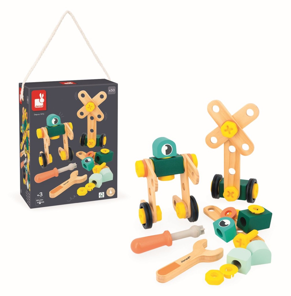 Bricokids DIY 50 Piezas - Janod