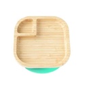Plato baby con ventosa - EcoRascal - Verde