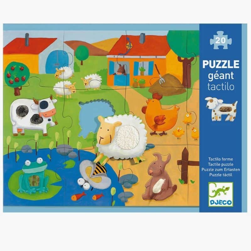 Puzle Gigante Tactilofarm granja