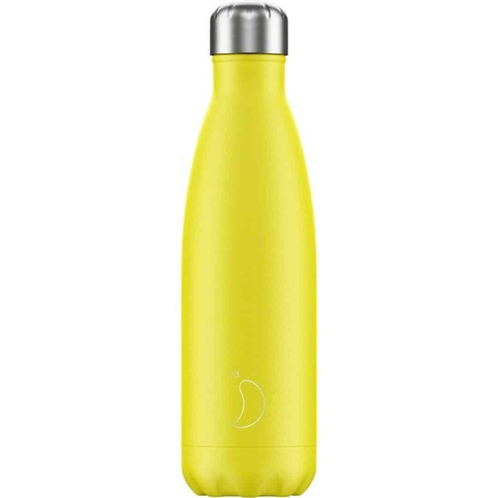 BOTELLA CHILLYS NEON AMARILLO 500 ml.