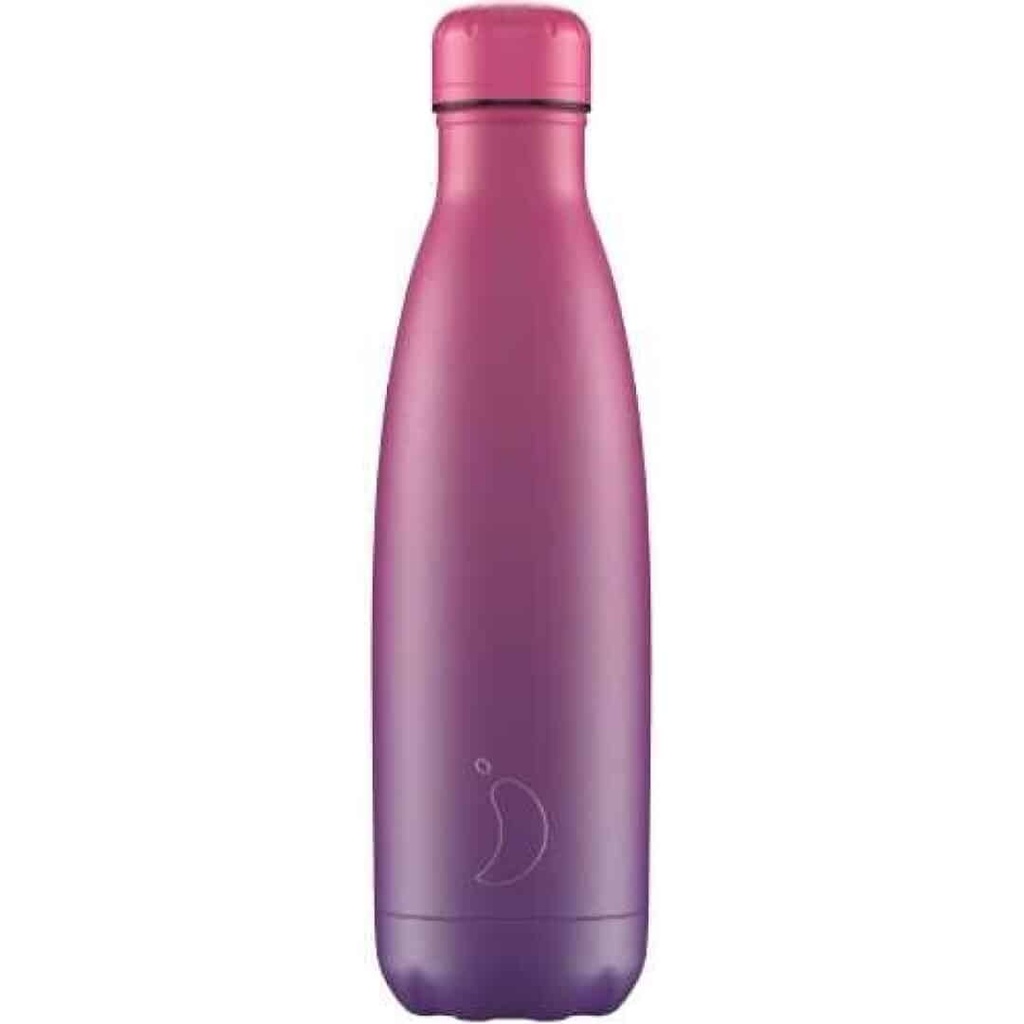 BOTELLA CHILLYS GRADIENT PURPURA-FUCSIA 500 ml
