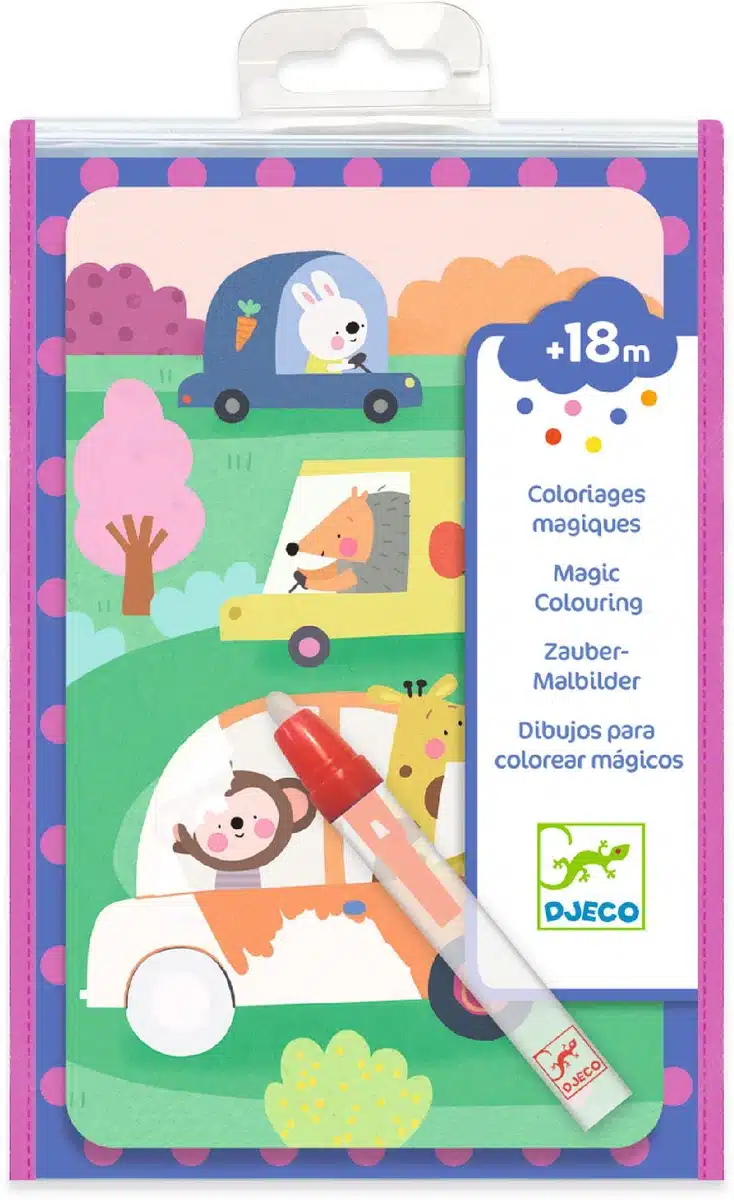 Colorear con agua - En la carretera