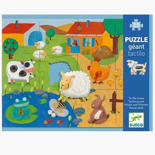 Puzle Gigante Tactilofarm granja