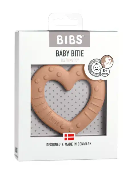 Mordedor Bibs - Corazón Peach