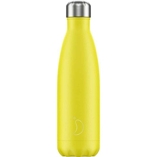 BOTELLA CHILLYS NEON AMARILLO 500 ml.