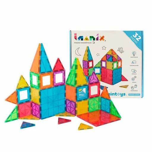 Braintoys Construcción Magnética Imanix 32 piezas
