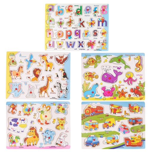 Puzzle de encastre - Varios (Punto rojo)