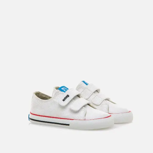 Zapatillas Mustang respetuosas - Lona blanca baby