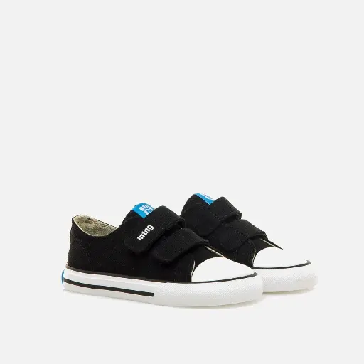 Zapatillas Mustang respetuosas - Lona negra baby