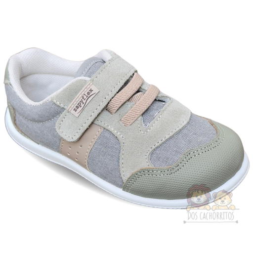 Deportivas Respetuosas Zapy - Castaño/Gris/Verde