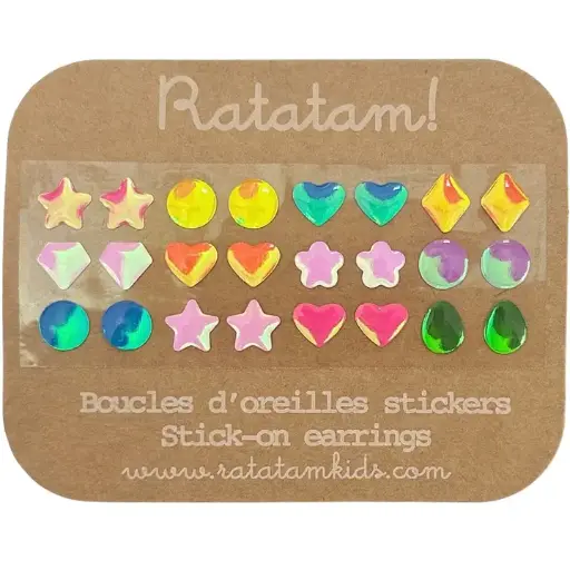 Pendientes pegatina - Ratatam!
