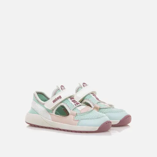Zapatillas cangrejeras Mustang - Mesh Verde mint