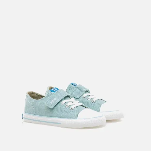 Zapatillas Mustang respetuosas - Lona azul