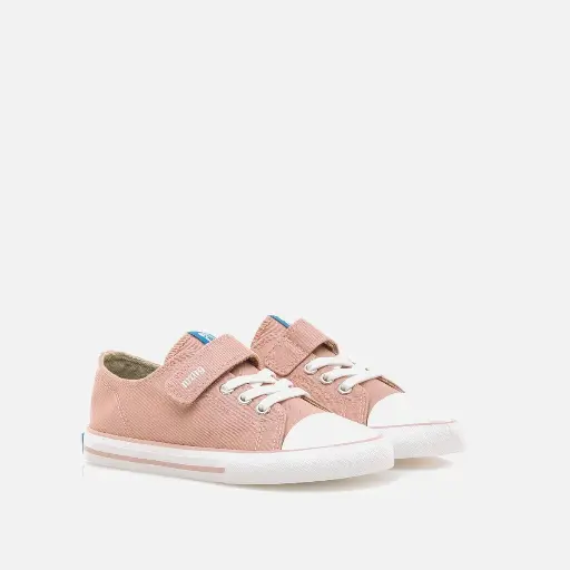 Zapatillas Mustang respetuosas - Lona rosa