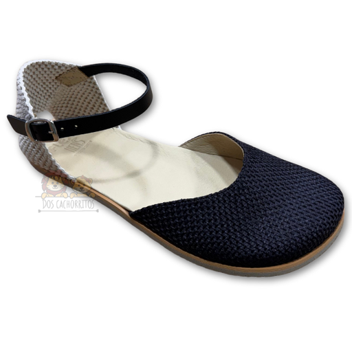 Espardeñas respetuosas Flexi Nens - Negro