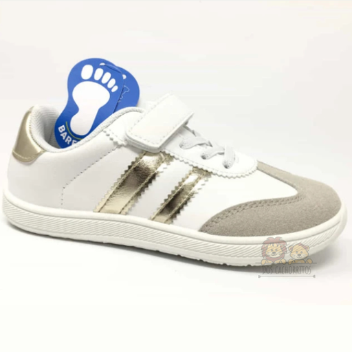 Zapatillas barefoot - Blanco/Dorado