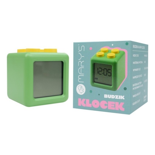 Mary's Reloj Despertador Block Verde