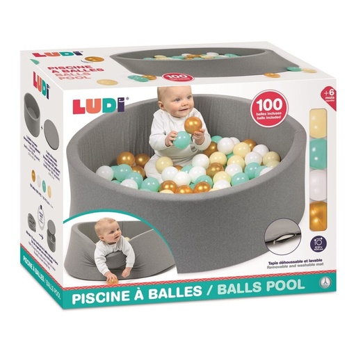 Piscina de bolas redonda - Ludi
