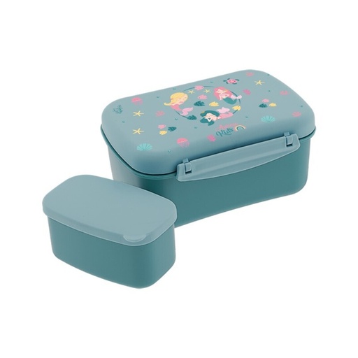 Tupper Hermético con Placa Refrigerante y Cajita - Mermeid dreams