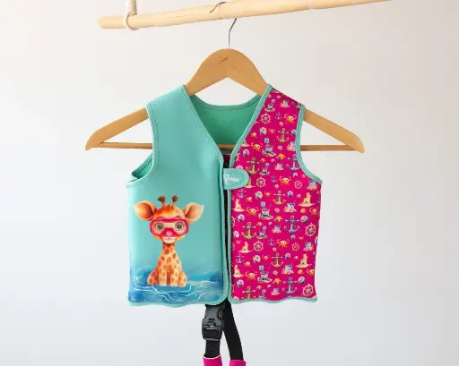 Chaleco Flotador Mona-Jirafa - Kiokids