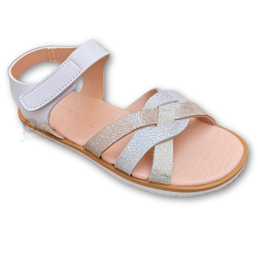 Coqueflex - Sandalia Tiras Multi Blanco