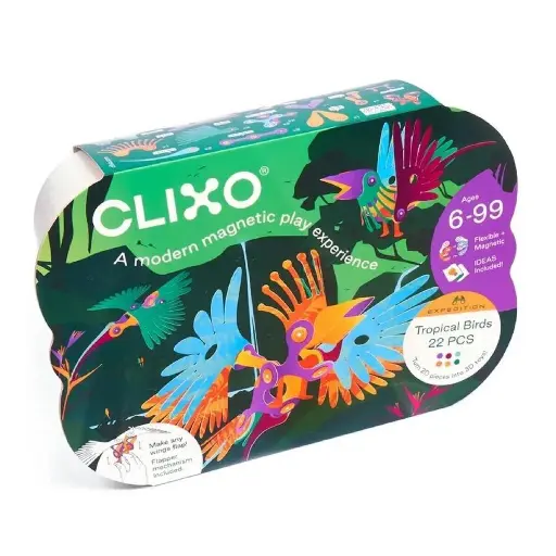 Clixo - Tropical Birds - 22 pzas