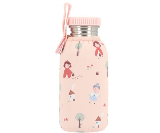 Botella infantil acero con Funda - Caperucita Roja 500ml  