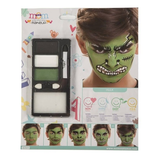 Paleta de maquillaje infantil - Hulk