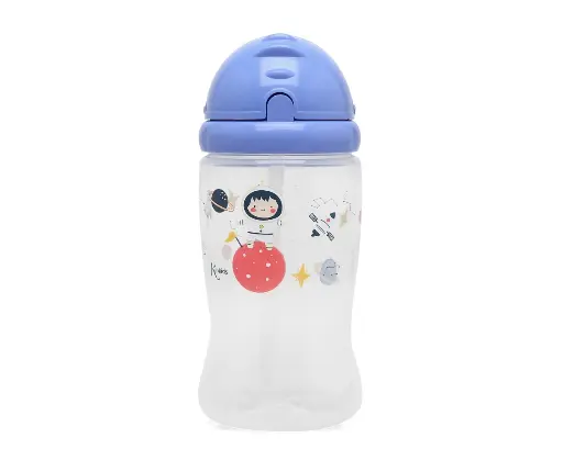 Botella infantil tritán 350ml Kiokids - Azul