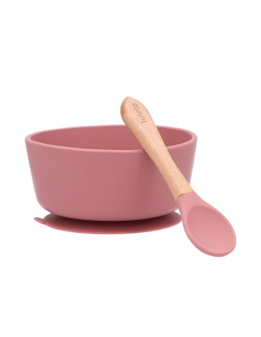 Bol con cuchara - Rosa - Tutete 