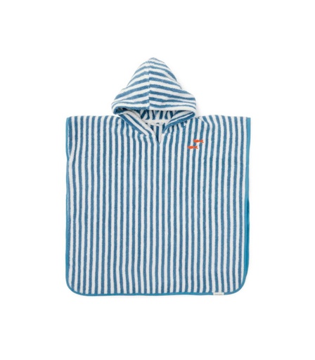 Poncho de Playa Rayas Azules