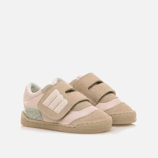 Zapatillas Mustang respetuosas - Nude/Butter Rosa