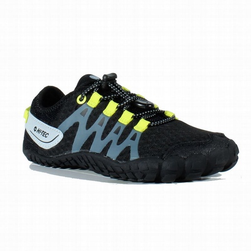 Deportivas Barefoot Hi Tec - Negro/Lima